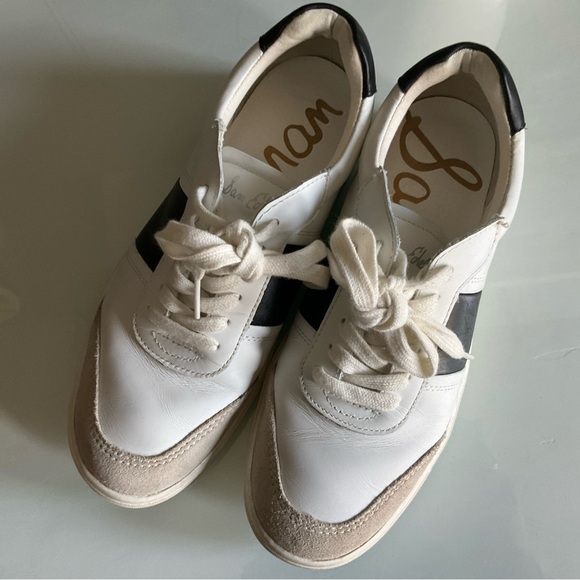 Sam Edelman Leather Sneakers - Picture 2 of 7